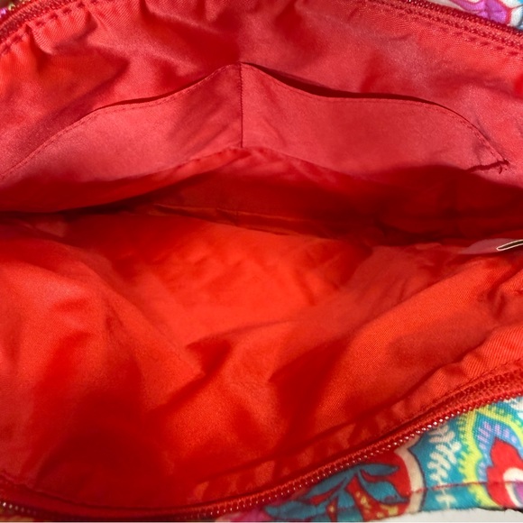 Vera Bradley Mailbag Messenger Bag with Wallet in Paisley in Paradise Pattern - Picture 3 of 8